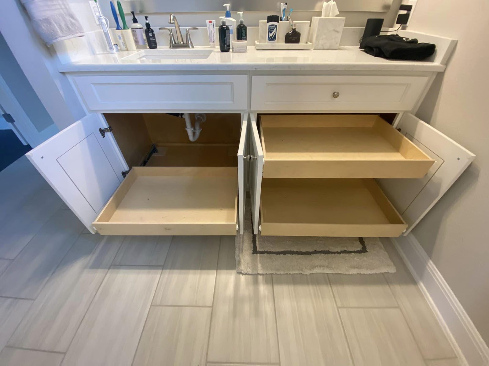 Austin ‎Bathroom Pull Out Shelves The Shelf King